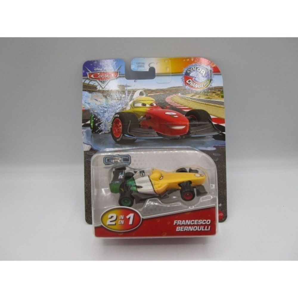 Disney Pixar Cars GRC Francesco Bernoulli Color Changers 2 In 1 Die Cast Car